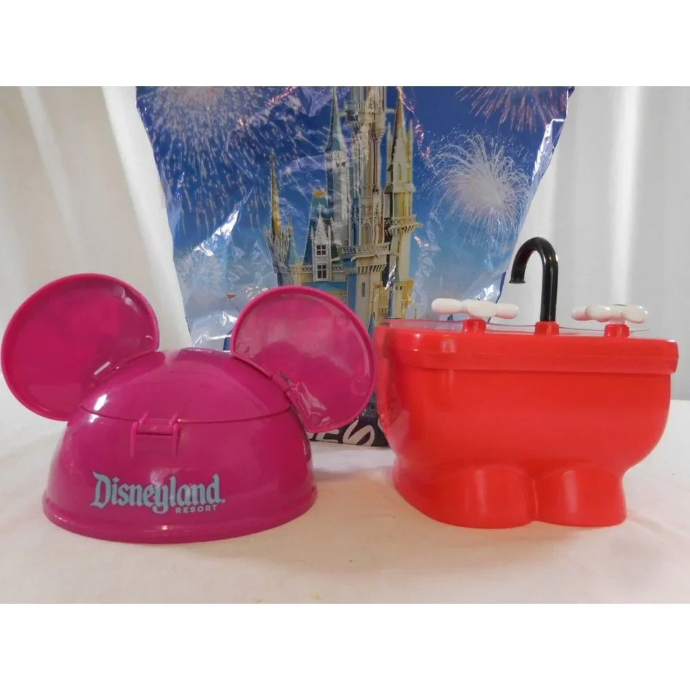 Disney Parks Ear Hat A Very Merry Unbirthday Ice Cream Sundae Bowl + Mickey Sink